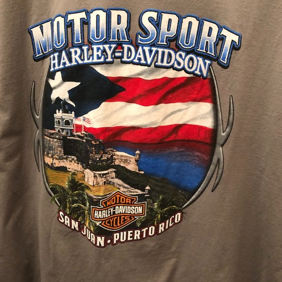 Men Harley Davidson San Juan Puerto Rico TS, 2XG - Picture 7 of 9